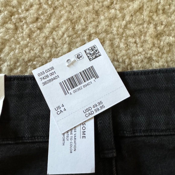 American Eagle Outfitters Black High Waist Women Shorts - Picture 4 of 4